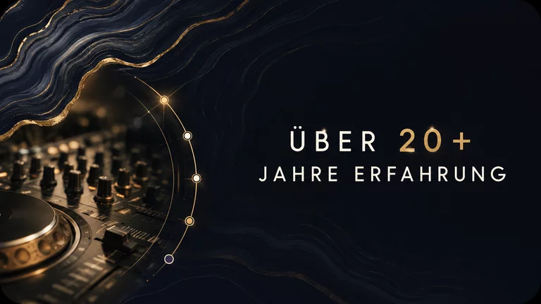 Über 20 Jahre Erfahrung als DJ und Eventdienstleister